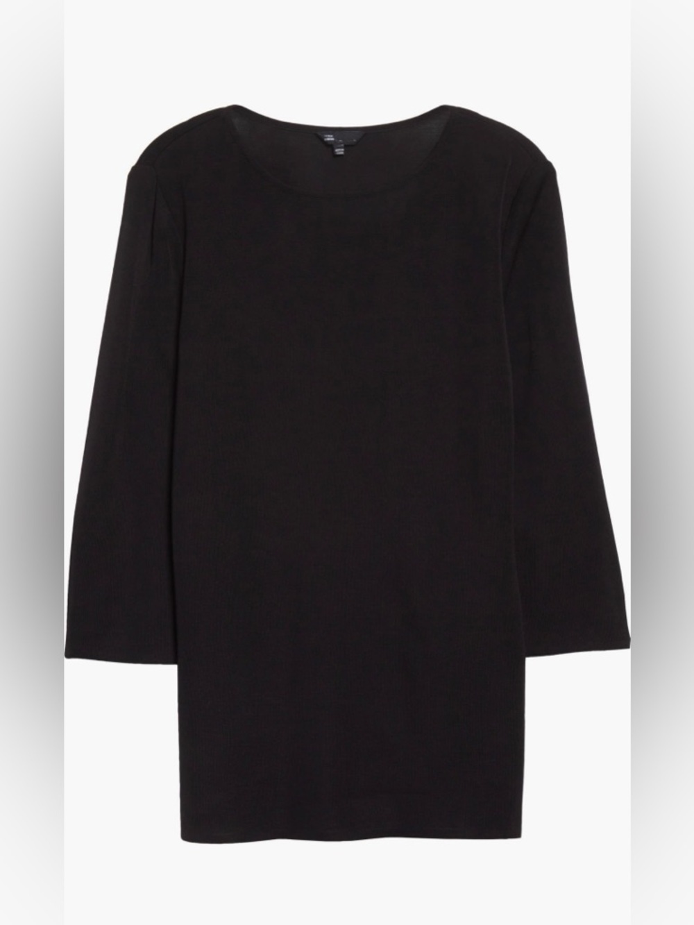 MING WANG Plus Acrylic Boat Neck Long Sleeve Tunic Top 2X Wrinkle Resistant EUC